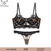 Европейский и американский комплект сексуального кружевного нижнего белья: Утягивающая майка-бюстгальтер с красивым дизайном спины