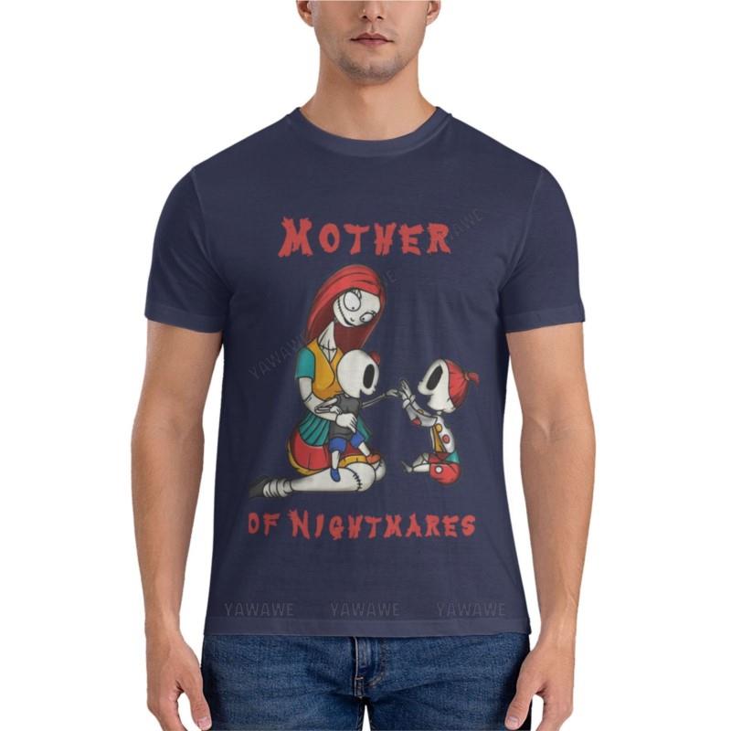 Cotton tshirt men Funny Halloween Mother of Nightmares Fitted TShirt tops tshirts man brand tees