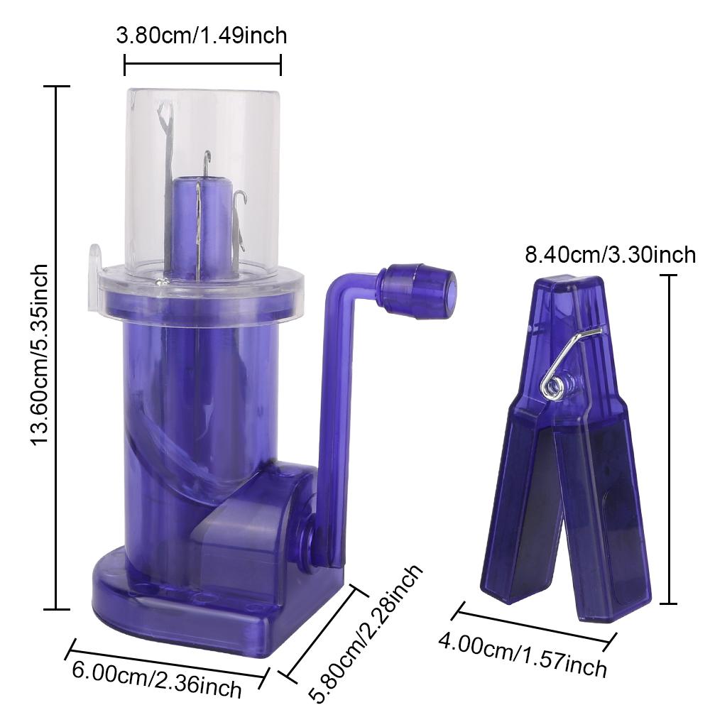 DIY Sweaters and Scarves Loom Spool Knitter Portable Hand-Knitted Craft Bracelet Weave Tool Embellish Hand Knit Creative Knitting Machine