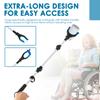 Foldable Gripper Extender With Light Hand Litter Reachers Pickers Portable Cleaning Tools Rotatable Reacher Grabber Pick Up Tool