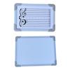 Double-Sided Magnetic Music Staff Whiteboard High Low Notes Teaching Aid Mini Dry Erase Board Students Teachers Music Classroom Supplies