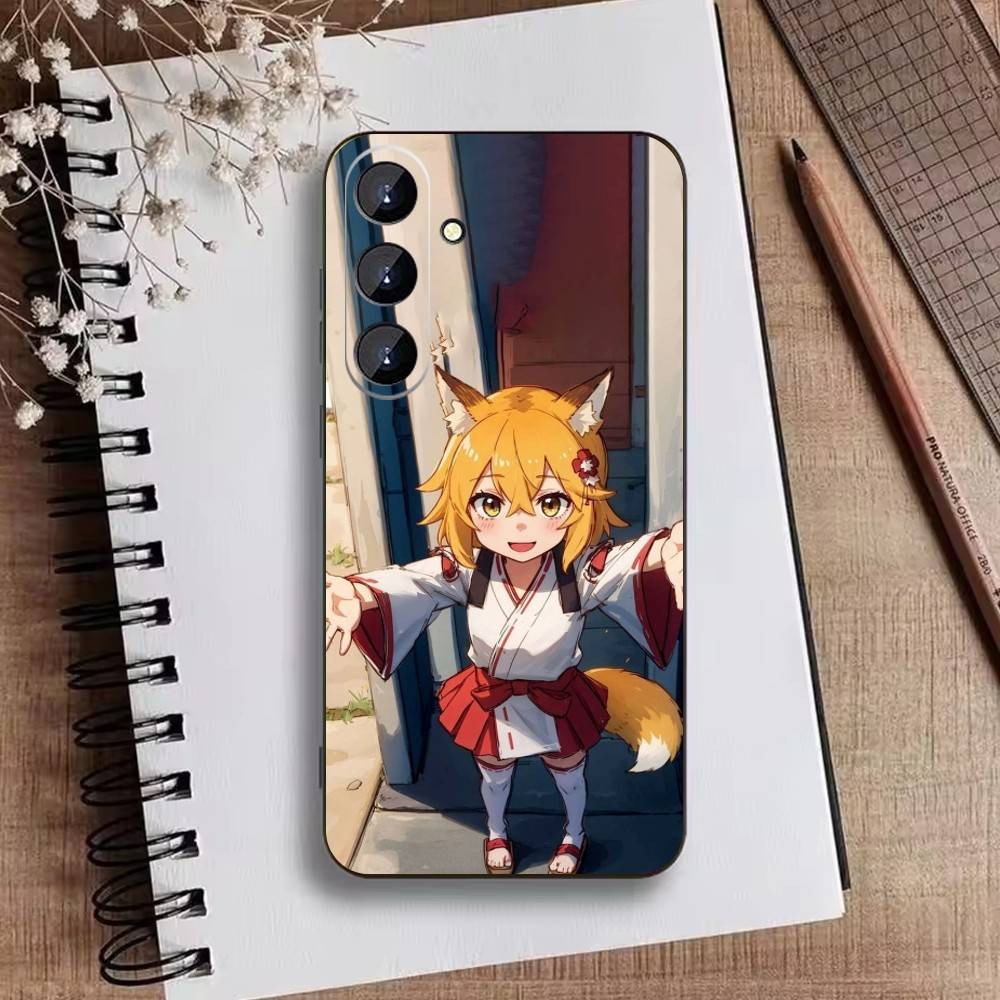 The Helpful Fox Senko-san Senko Phone Case For Samsung Galaxy A73,A72,A71,A70,A52,A51 Others Soft Black Cover