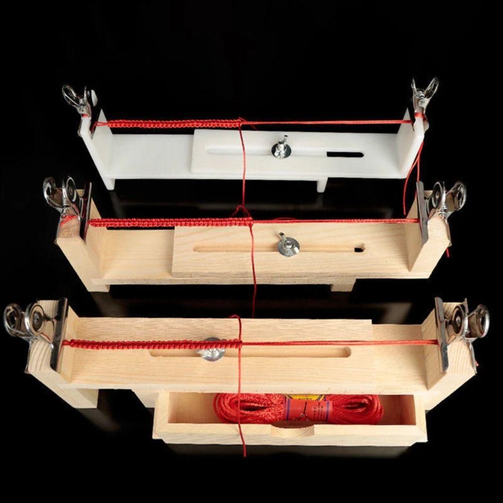 Фиксированные инструменты Деревянный плетельный станок Изготовитель браслетов Инструмент для плетения браслетов Сделай сам Плетение