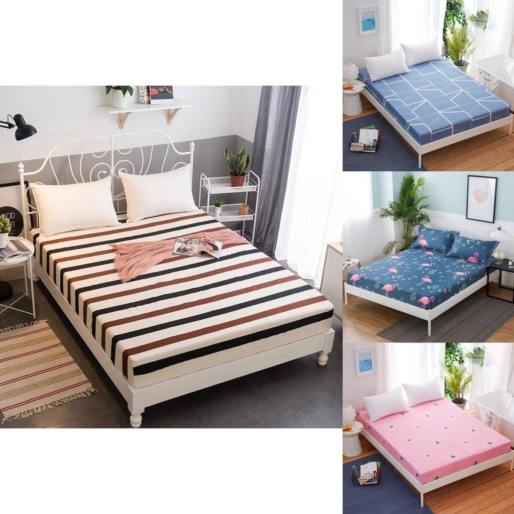 Роскошная простыня на резинке с цветочным принтом размеров Твин, Фул, Квин, Кинг для максимального комфорта