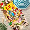 E-El Chavo Del Ocho Полотенце Полиэстер Пляжное Полотенце Быстросохнущее Не Прилипает Песок Банное Полотенце Для Лета Бассейна Путешествий Отпуска