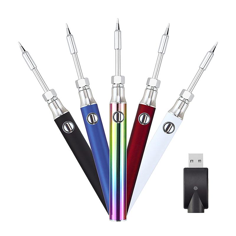 1 комплект Usb 5 Вт электрический паяльник перезаряжаемый и регулировка температуры сварочный ремонтный инструмент беспроводной паяльник ручка-инструмент