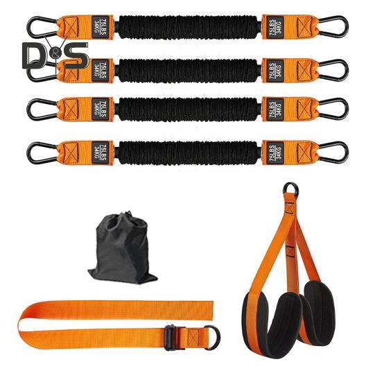 1 комплект резинок для подтягиваний 150/225/300 фунтов, прочный резиновый пояс для подтягиваний с подставкой для ног, регулируемый для домашнего спортзала, тренировок, турника, резинка