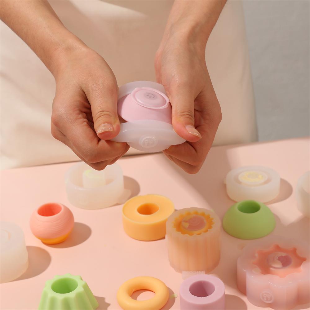 Стеклянная форма для свечей, форма для изготовления ароматических свечей своими руками, для конических свечей диаметром 2,2 см, инструменты для рождественского украшения ручной работы