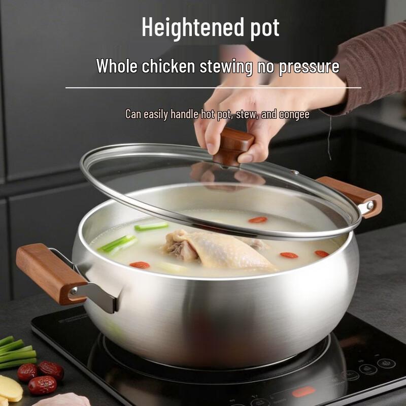 316 Stainless Steel Saucepan with Steamer