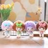 Cute Mousse Doll Pendant Plush Toy Doll Cartoon Bag Hanging Ornament Keychain Doll Doll