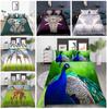 Animal Theme Home Bedding Set 3D Digital Printing Bedding Set AU Full Size Sheet/Double Home Decoration