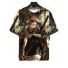 Japanese Warrior Katana Girl Tattoo T-shirt Sexy and Beautiful 3D Printed Top Summer Men Harajuku Round Neck Short Sleeved Clothing