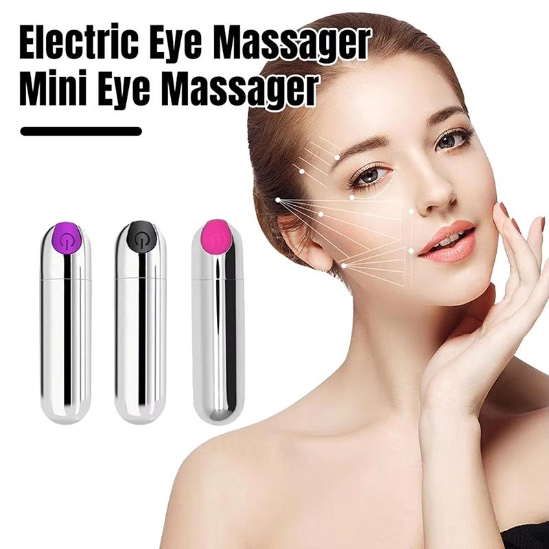 Portable Vibrating Eye Massager Usb Rechargeable Eye Fatigue Relief Tool Eye Beauty Devices Massager Machine 10 Modes