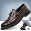 Модная весна-осень, новые дизайнерские роскошные туфли для мужчин, модные повседневные мужские туфли, однотонные кожаные мокасины для мужчин