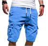 Men's Summer Casual Multi-Pocket Workwear Shorts Set