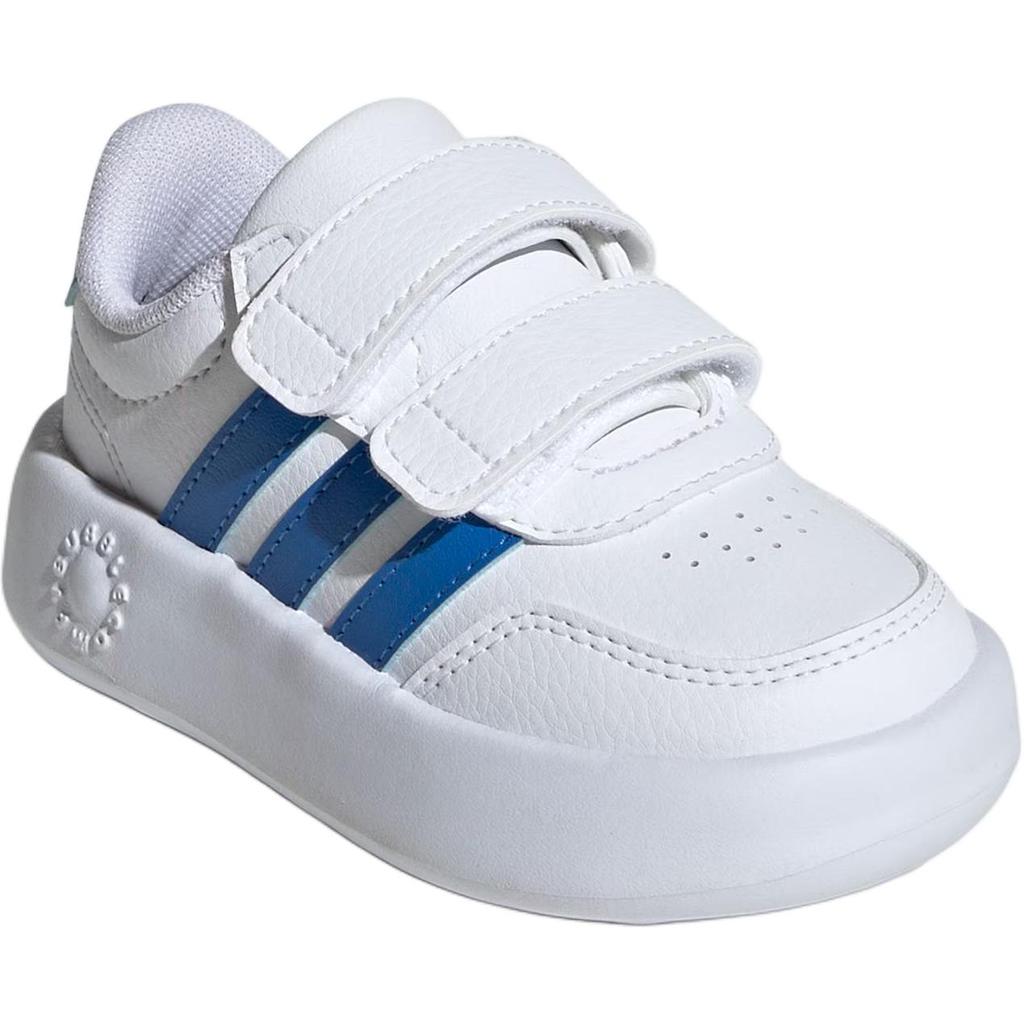 Adidas Breaknet 3.0 Cf Comfortable Lightweight Durable Low-Top Walking Shoes Baby Shoes White Blue JS3678