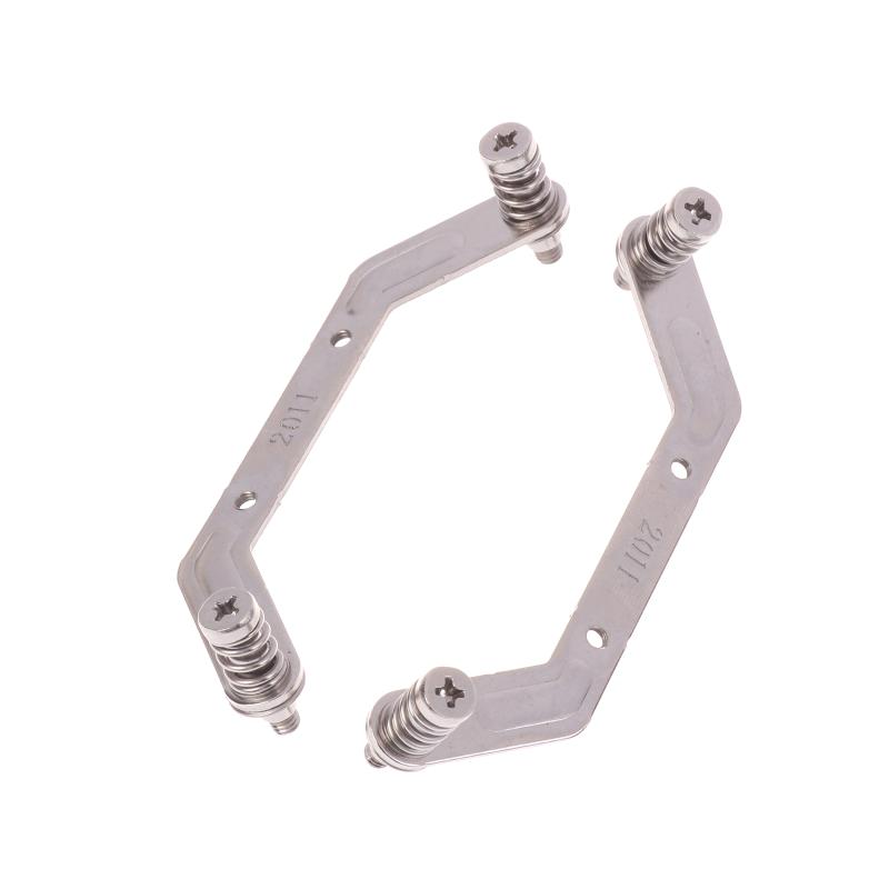 Универсальный монтажный комплект для кулера ЦП, 2 шт. - Кронштейн с двумя отверстиями для LGA 115X/1200/1700/1366/2011 с винтами, Замена крепления радиатора