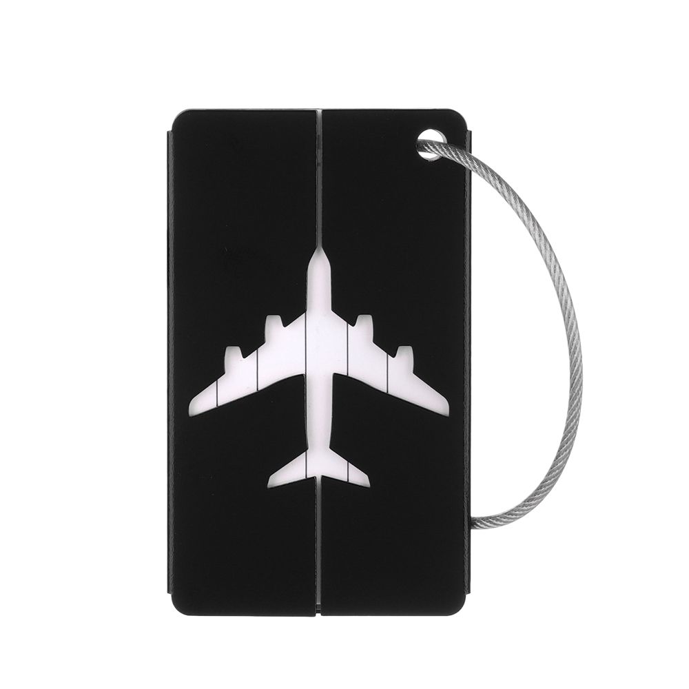 Петля Алюминиевый Металл Многоразовые Бирки для Чемоданов Бирки с Веревками Бирка для Сумки Дорожные Бирки для Багажа