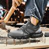 Fashionable, Comfortable and Casual Sports Shoes, Work Boots, Anti-puncture and Anti-crush Safety Shoes, Men's Protective Shoes
