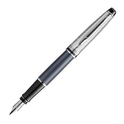 Перьевая ручка Waterman Expert Deluxe, цвет Stone Gray CT, тонкое перо, в подарочной коробке, официально импортирована, артикул 2187505.