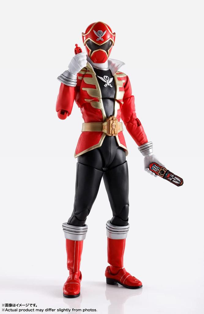 TAMASHII NATIONS Kaizoku Sentai Gokaiger Gokai Red 145mm Painted Movable Figure S.H.Figuarts (Shinkocho Seiho) Approx. PVC&ABS