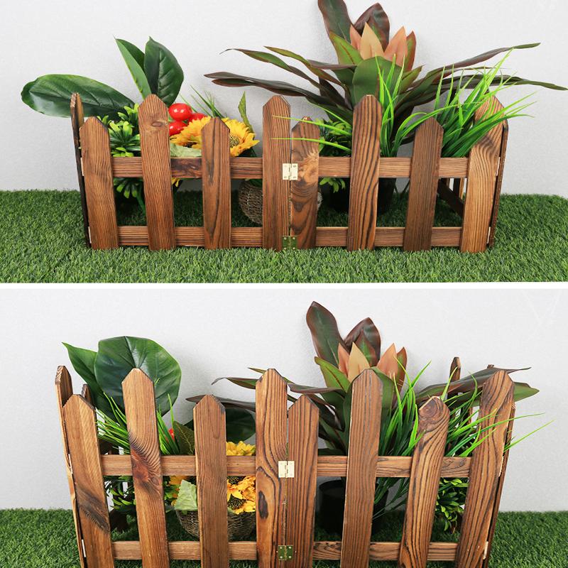 1,2 м бревенчатый бордюрный забор, палисад, устойчивый к коррозии деревянный бордюрный садовый забор для цветников