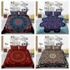 Пододеяльник в стиле бохо с 3D-принтом, домашний текстиль с наволочкой, роскошное одеяло, высококачественные комплекты постельного белья