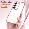 For Realme V60 Pro 5G/14x 5G Case Electroplating Frame Soft TPU Phone Cover