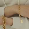LAYERMOOD Gold Basic Mini Chain BR