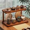 Wood Tableware Shelf Multipurpose Tabletop Stand Mini Cup Holder  Home Accessories
