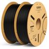 ELEGOO PLA+ Филамент 1,75 мм Набор 2 кг Пластик 3D PLA для большинства FDM 3D-принтеров Точность размеров +/- 0,02 мм 2 шт. * 1 кг Набор PLA+