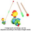Деревянная игрушка для ползания для малышей Интерактивная игрушка для ходьбы Развивающие игрушки на колесиках для развития детей Игра в догонялки Игрушка для координации движений рук и глаз