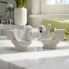 Halloween Home Decorations 3D Printed Toilet Ghost Figurine, Minimalist Statue, Funny Desktop Ornament, Interesting Cafe Decor Creative Tabletop