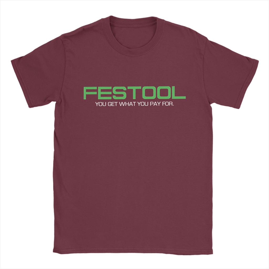 Летняя хлопковая футболка Festool для мужчин, популярная футболка с принтом, с коротким рукавом, Y2K, смешная одежда