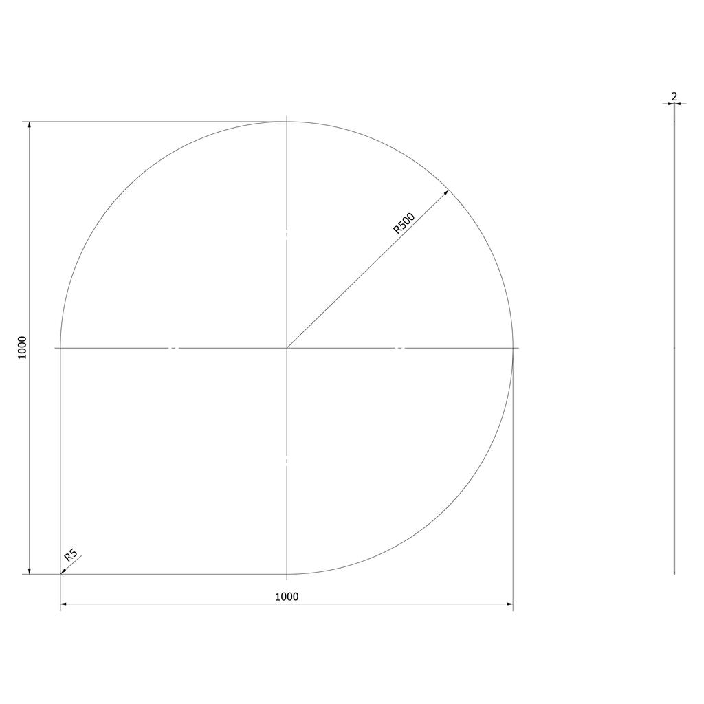 Стальная основа для отдельностоящей печи МОДЕЛЬ 1 100х100 см черная