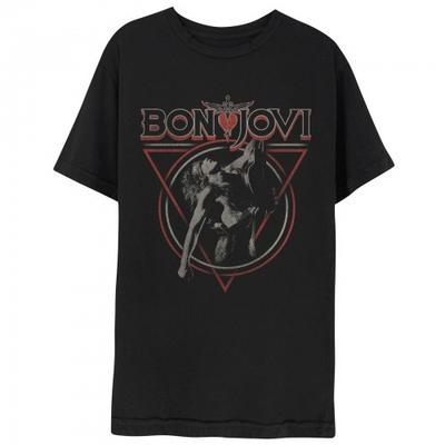 Bon Jovi Футболка унисекс с треугольниками для взрослых