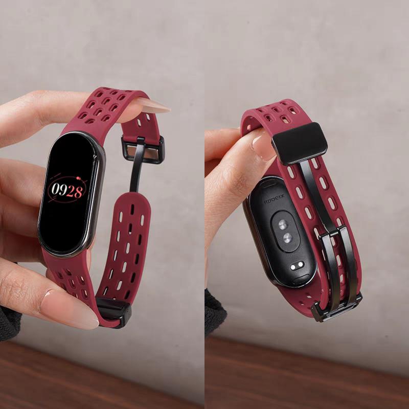 Мягкий силиконовый ремешок для Xiaomi Mi Band 9/8 Correa Браслет Наручный Miband 8 Спорт Водонепроницаемый Сменный ремешок для Xiaomi Band 9