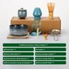 DiDiDiBirDi matcha tea bowl matcha tea tea ceremony set is suitable for and you can also give a matcha tea kettle matcha bamboo shovel natural bamboo