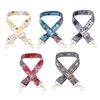 Purse Strap Replacement Crossbody Shoulder Bag Strap Guitar Style Multicolor Canvas Adjustable Handbag Laptop with Buckles
