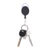 Tag Card Recoil ABS Anglers Keychain ID Lanyard Key Ring Retractable Pull Badge Reel Badge Holder