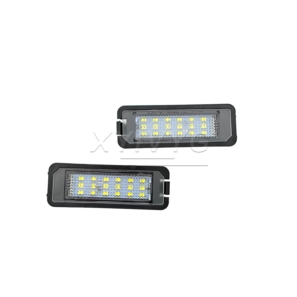 2pc LED Number License Plate Light For Bentley 06 Continental GT 08 Continental Flying Sp For Seat Exeo/ST 09~ Leon/Leon4 06 License Plate Lights 2