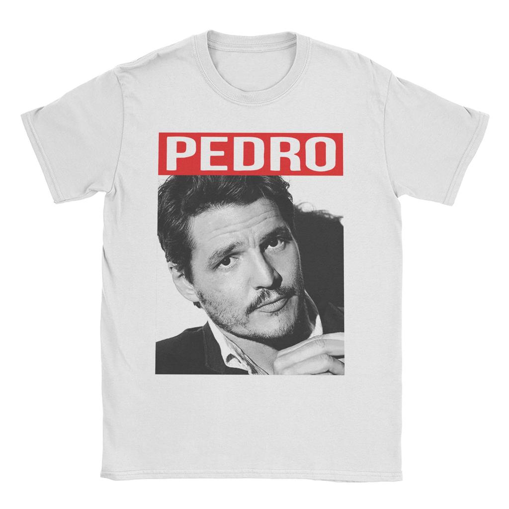 2026 Men Womens Pedro Pascal T Shirt Funny Actor Vintage 90s Pure Cotton Tops Fashion Short Sleeve Crewneck Tees New TShirts
