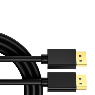 Кабель DP1.4 2K240Hz 4K165Hz 8K 60Hz Стабильное соединение для Разветвителей Коммутаторов Телевизора Ноутбука Проекторов Линия