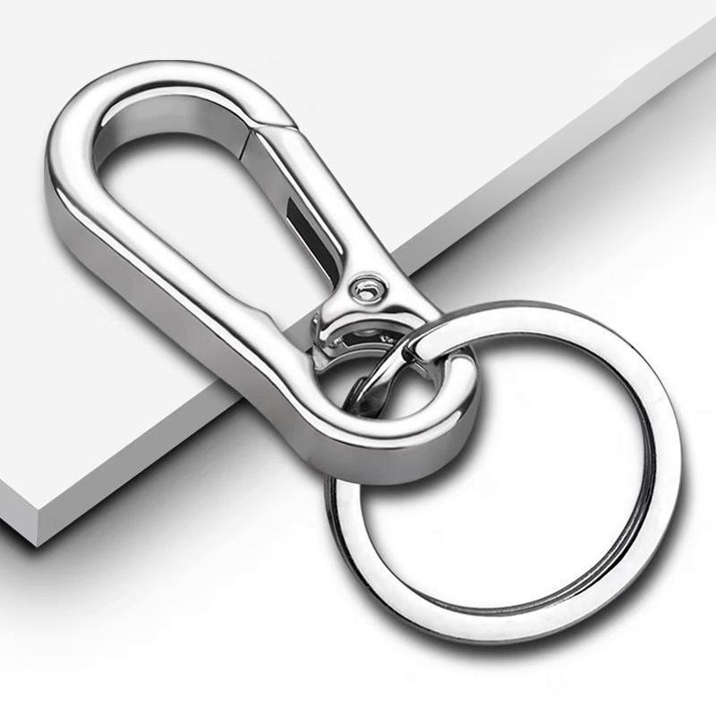 Мужская пряжка из нержавеющей стали в форме тыквы, брелок для ключей, зажим для ремня, антипотеряемая пряжка, подвесное украшение для автомобиля