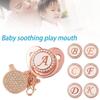 Потрясающие детские пустышки со стразами и клипсы для пустышек из силикона, не содержащего БФА