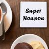 Super Nounou Square Enamel Coaster Teachers Gift End of Year Gift Drink Coaster Table Drink Mat Surprise for The Nounou
