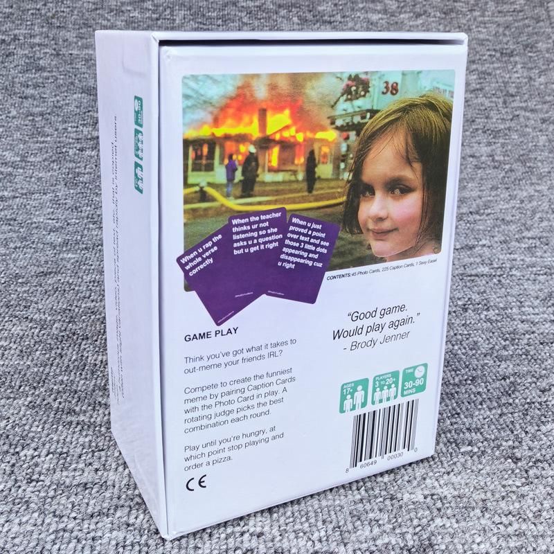 Английская версия карточной игры what do you meme настольная игра для вечеринок интерактивная карта