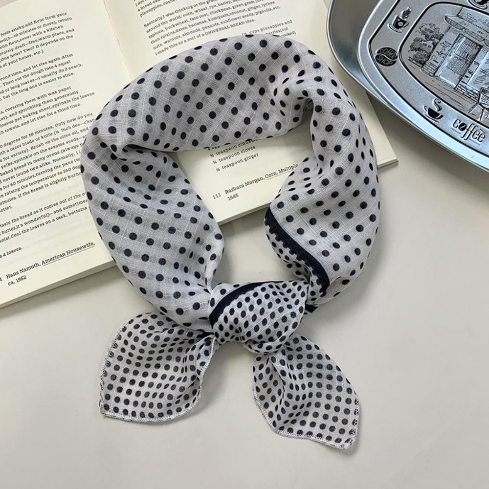Sunscreen Small Square Scarf Hair Band Headscarf Fashion Printed Silk Scarf  Ladies