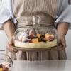 Элегантный деревянный поднос для торта – стильная сервировочная тарелка для десертов и выпечки