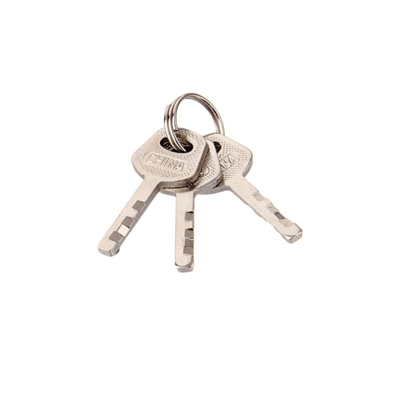 30mm Stainless Steel Padlock 3 Keys Heavy Duty Solid Lock Door Gate Box Safety Waterproof Antirust Home Improvement Hardware 4